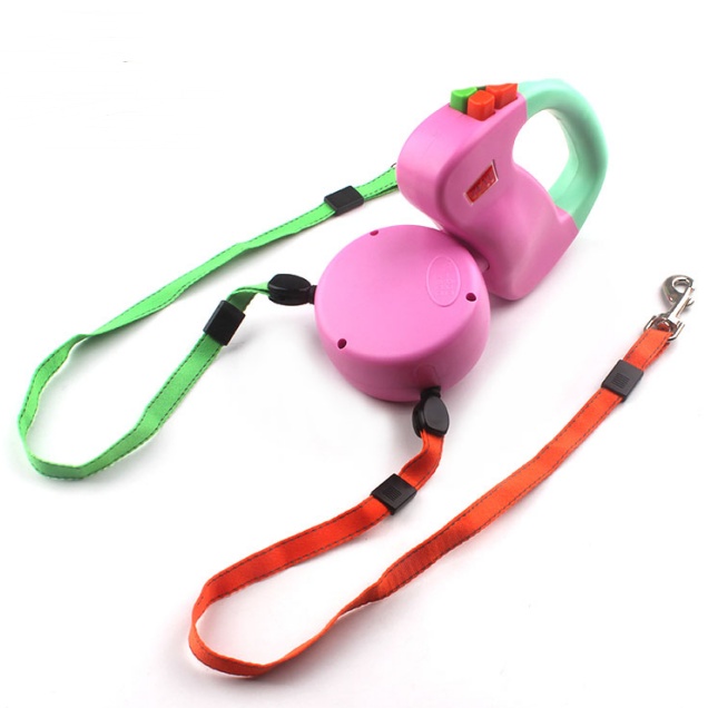 Retractable Dual Pet Dog Walking Leash - Image 4