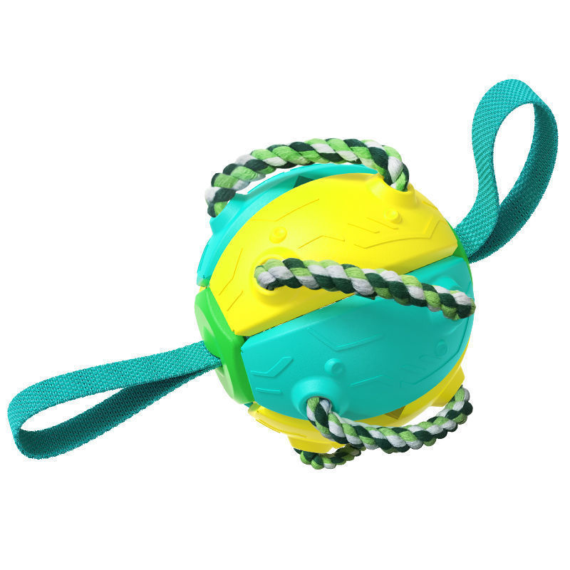 Interactive Dog Football Soccer Ball With Tabs Inflated Training Toy Outdoor Border Collie Balls Pet Products - Image 8