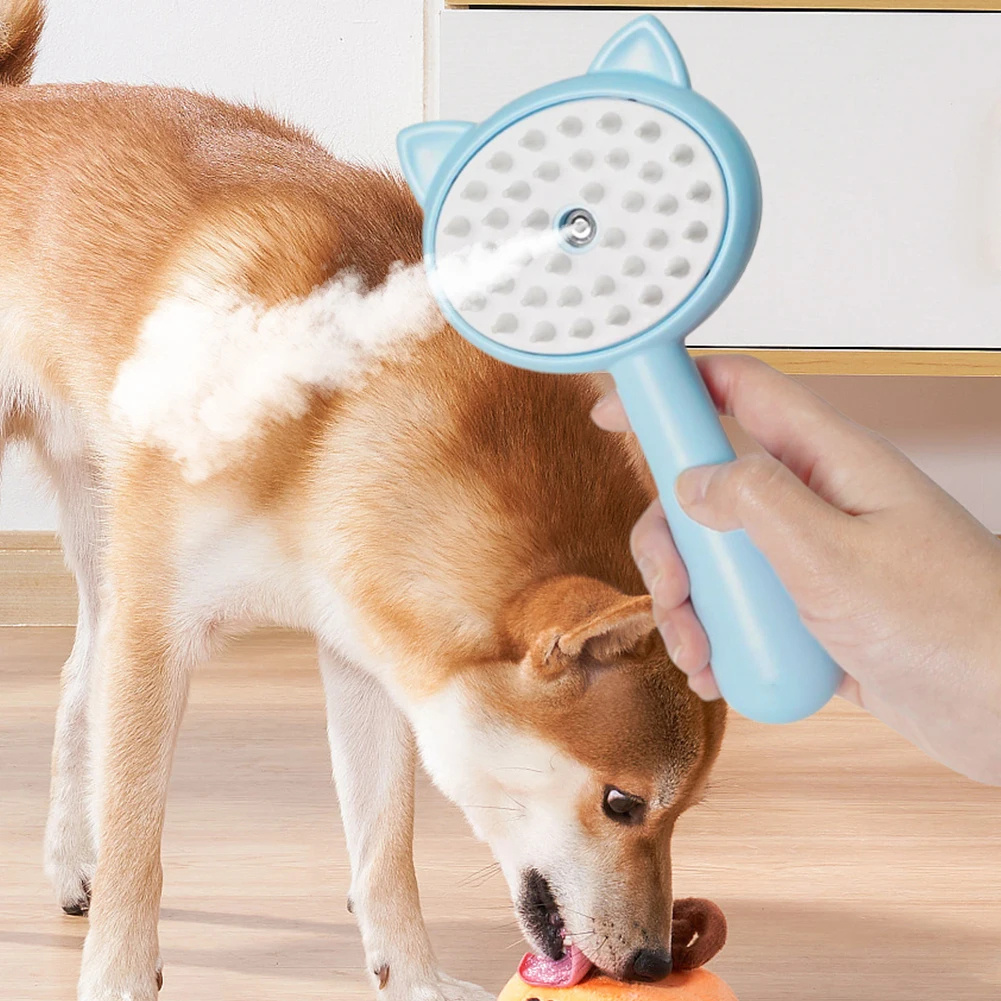 Hair Cleaning Brush With Mist Multifunctional Cat Grooming Brush Rechargeable Self Cleaning Slicker Brush For Pets Dogs & Catsb Pet Products - Image 3